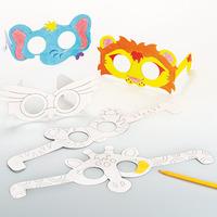 Animal Glasses Card Blanks (Pack of 12)