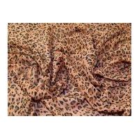 Animal Print Polyester Chiffon D...