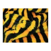 Animal Print Short Pile Fur Fabric Bee