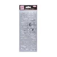 Anitas Outline Sticker Silver Car Collection