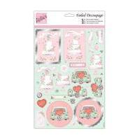 anitas newlyweds foiled decoupage set a4