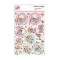 Anita\'s Blooming Mail Foiled Decoupage Set A4