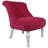 Anais Chair Cabrio in Pink Velvet