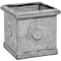 Antique Grey Square Large Outdoor Planter