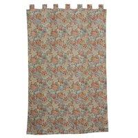 Antique Victorian Floral Door Curtain