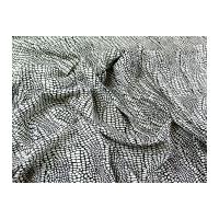 Animal Print Viscose Dress Fabric Light Grey