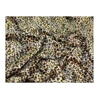 Animal Print Polyester Velboa Fabric Leopard