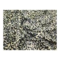 Animal Print Polyester Velboa Fabric Baby Leopard