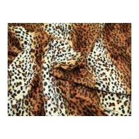 Animal Print Polyester Velboa Fabric Cheetah