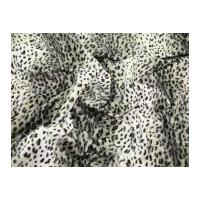 Animal Print Polyester Velboa Fabric Lynx