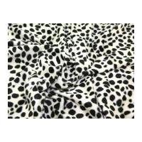 Animal Print Polyester Velboa Fabric Dalmatian