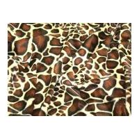 Animal Print Polyester Velboa Fabric Little Giraffe