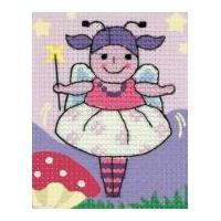 Anchor Cross Stitch Kit Fairy Sparkle 14.5cm x 18cm