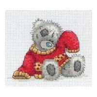 Anchor Counted Cross Stitch Kit My Red Jumper Tatty Teddy 80mm x 11cm