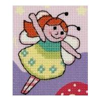 Anchor Cross Stitch Kit Fairy Amber 18cm x 14.5cm