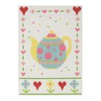 Anchor Cross Stitch Kit Tea Set 23cm x 16cm