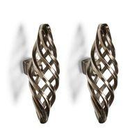 Antique Pewter Effect Cage Door Handle