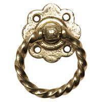 Antique Cast Brass Range Ring Gate Handle 679