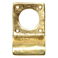 antique cast brass range door pull 89x51mm 1485