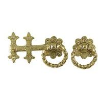 antique cast brass range door or gate latch 203mm 1249