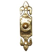 antique cast brass range door bell 1761