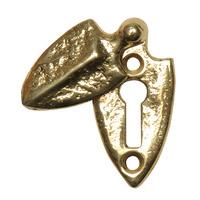 Antique Cast Brass Range Covered Keyhole Cover 1065