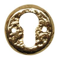 antique cast brass range euro profile cylinder cover 1401