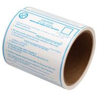 antistat 055 0056 moisture label blue amp white 100 x 100mm roll of 10 ...