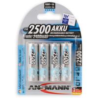 ansmann 4 x aa 2500mah max e batteries