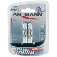 Ansmann Extreme Lithium Range 2 x AAA Batteries