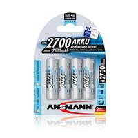 ansmann 4 x aa nimh 2700mah batteries