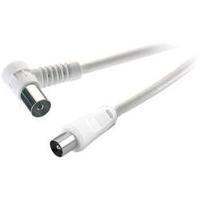 Antennas Cable [1x Belling-Lee/IEC plug 75? - 1x Belling-Lee/IEC socket 75?] 15 m 75 dB White SpeaKa Professional