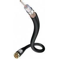 Antennas, SAT Cable [1x F plug - 1x F plug] 1.50 m 90 dB gold plated connectors Black Inakustik