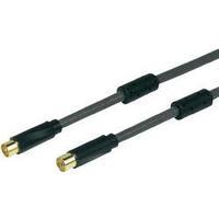 Antennas Cable [1x Belling-Lee/IEC plug 75? - 1x Belling-Lee/IEC socket 75?] 3 m 110 dB gold plated connectors, incl. fe