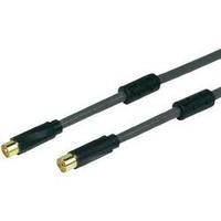 Antennas Cable [1x Belling-Lee/IEC plug 75? - 1x Belling-Lee/IEC socket 75?] 5 m 110 dB gold plated connectors, incl. fe