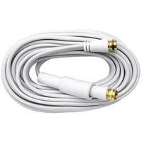 Antennas, SAT Cable [1x F plug - 1x F plug] 10 m 75 dB gold plated connectors White Axing