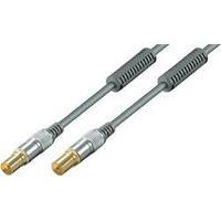 Antennas Cable [1x Belling-Lee/IEC plug 75? - 1x Belling-Lee/IEC socket 75?] 1.50 m 85 dB gold plated connectors, incl.