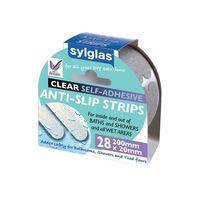 anti slip strips 28 white