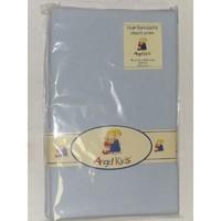 angel kids pram sheets flannelette blue 2 pack