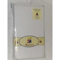 angel kids cot sheets flannelette white 2 pack