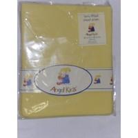 Angel Kids Pram Sheet Terry Fitted-Lemon