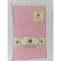 angel kids pram sheets flannelette pink 2 pack