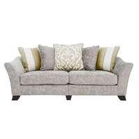 Annalise II 4 Seater Split Back Fabric Pillow Back Sofa