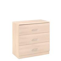 Annora Infity 3 Drawer Childrens Chest of Drawers, Acacia