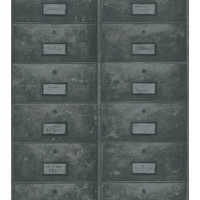 Andrew Martin Wallpapers Curator, CU03-PEWTER