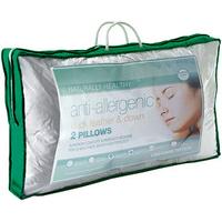 Anti-Allergy Duck Feather and Down Pillows (Pair)