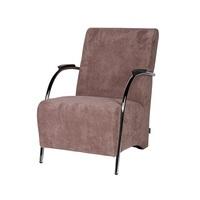 Angelo Modern Lounge Chair In Taupe Fabric