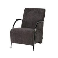 Angelo Modern Lounge Chair In Anthracite Fabric