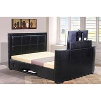 andorra tv bed in black