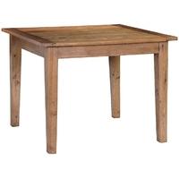 Antiqued Oak Square Dining Table